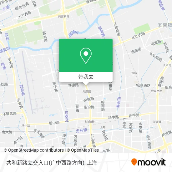 共和新路立交入口(广中西路方向)地图