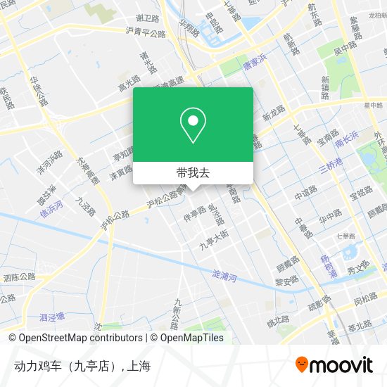 动力鸡车（九亭店）地图