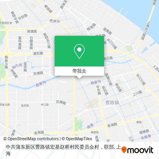 中共蒲东新区曹路镇宏基赵桥村民委员会村，联部地图