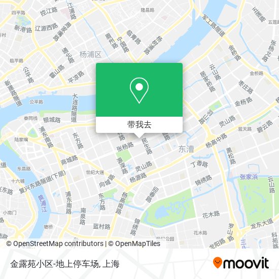 金露苑小区-地上停车场地图