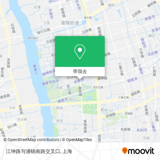 江坤路与浦锦南路交叉口地图