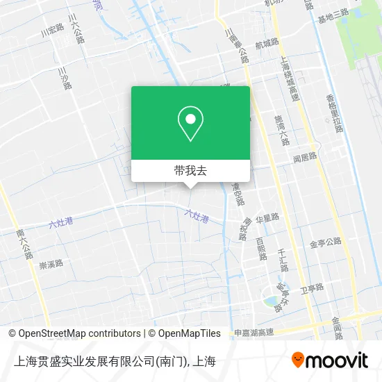 上海贯盛实业发展有限公司(南门)地图