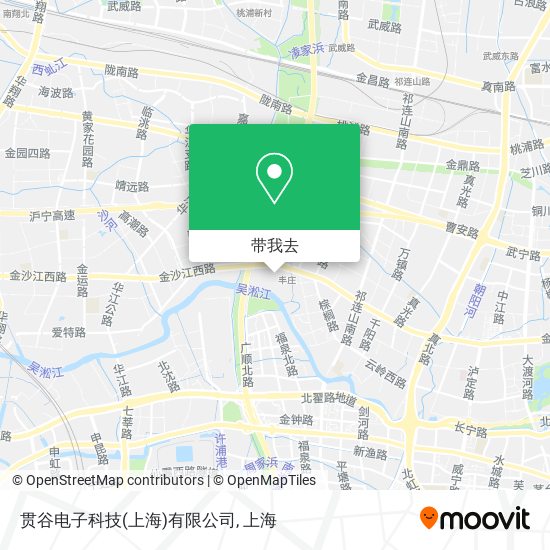 贯谷电子科技(上海)有限公司地图