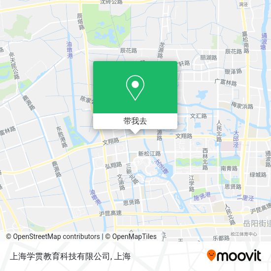 上海学贯教育科技有限公司地图