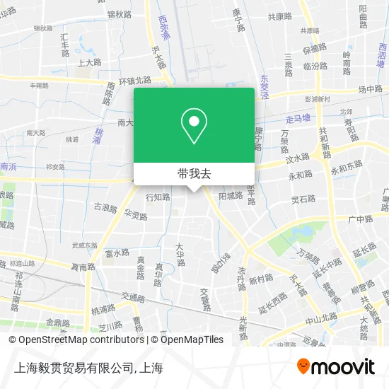 上海毅贯贸易有限公司地图