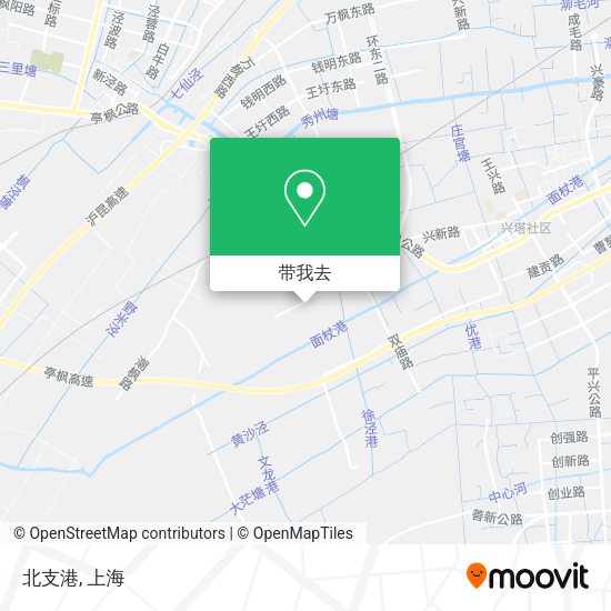 北支港地图