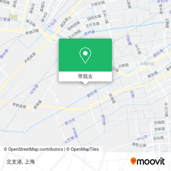 北支港地图