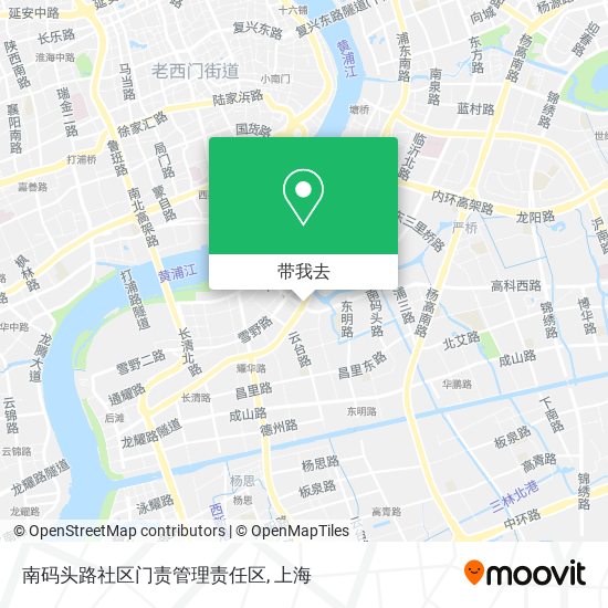 南码头路社区门责管理责任区地图