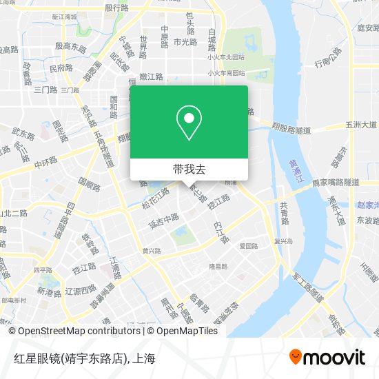 红星眼镜(靖宇东路店)地图