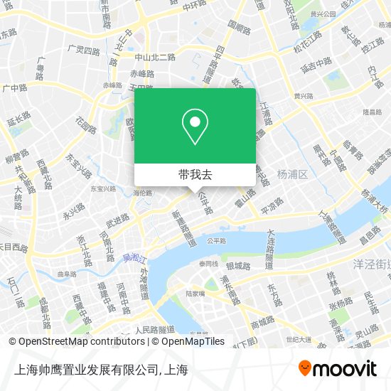 上海帅鹰置业发展有限公司地图