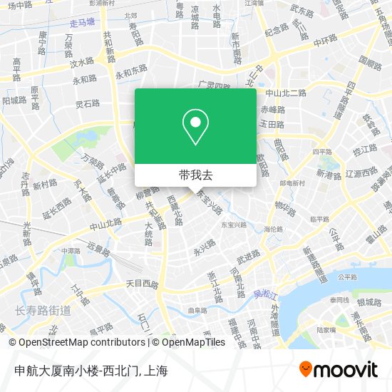 申航大厦南小楼-西北门地图