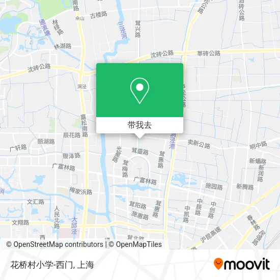花桥村小学-西门地图