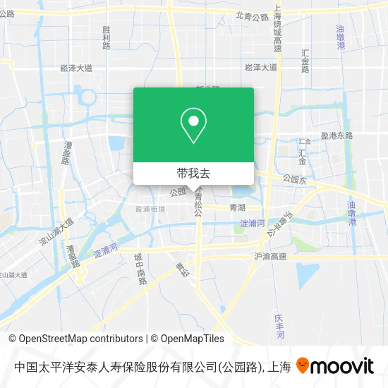 中国太平洋安泰人寿保险股份有限公司(公园路)地图