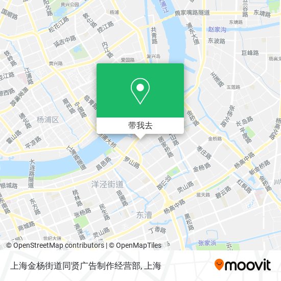 上海金杨街道同贤广告制作经营部地图