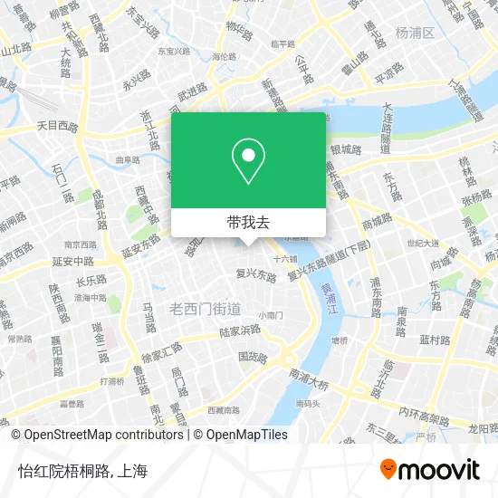 怡红院梧桐路地图
