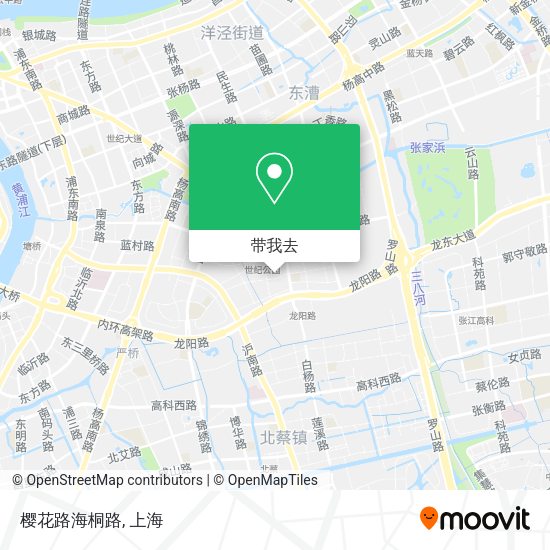 樱花路海桐路地图