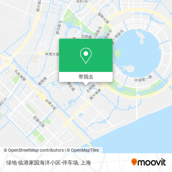绿地·临港家园海洋小区-停车场地图