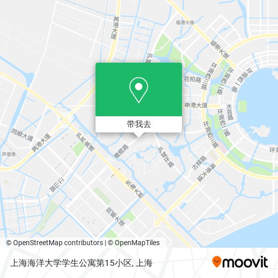 上海海洋大学学生公寓第15小区地图