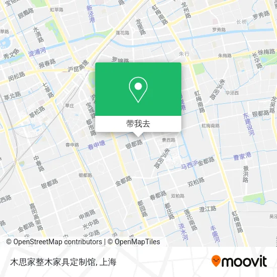 木思家整木家具定制馆地图