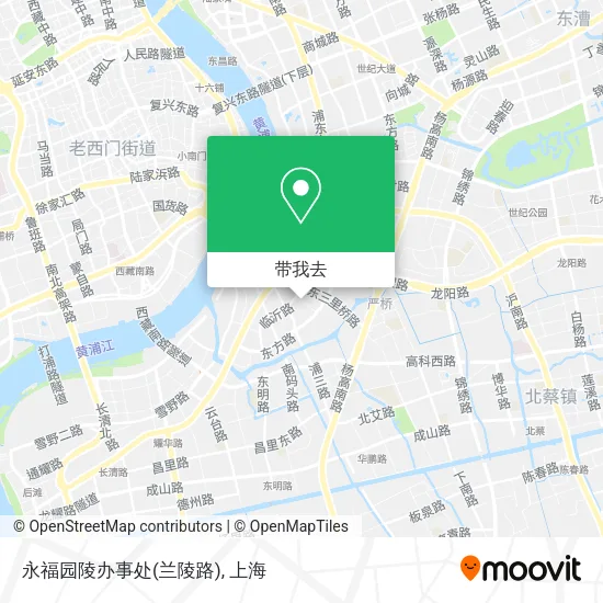 永福园陵办事处(兰陵路)地图