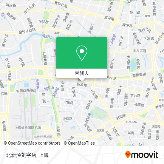 北新泾刻字店地图