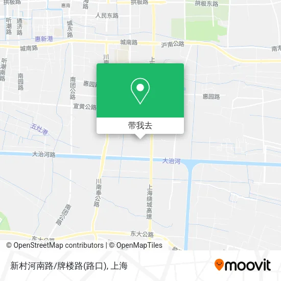 新村河南路/牌楼路(路口)地图