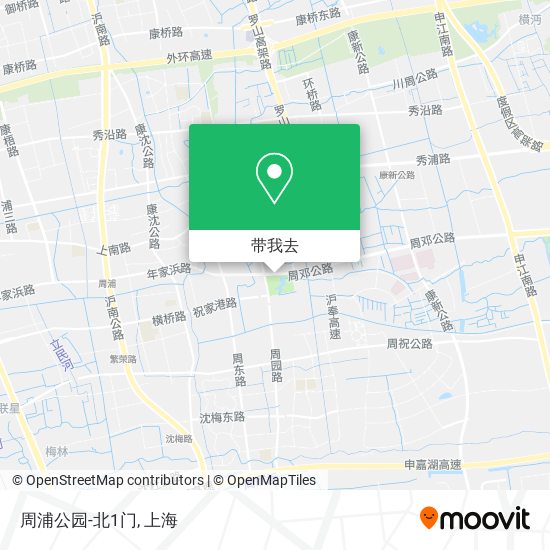 周浦公园-北1门地图