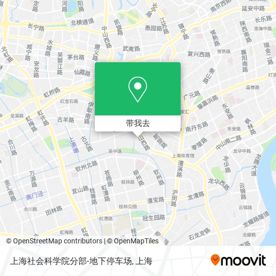上海社会科学院分部-地下停车场地图