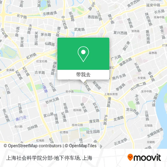 上海社会科学院分部-地下停车场地图