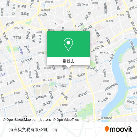 上海宾贝贸易有限公司地图