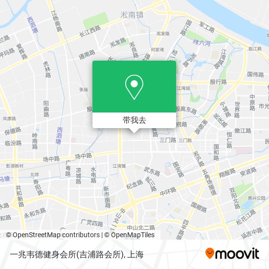 一兆韦德健身会所(吉浦路会所)地图