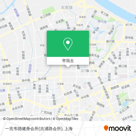 一兆韦德健身会所(吉浦路会所)地图