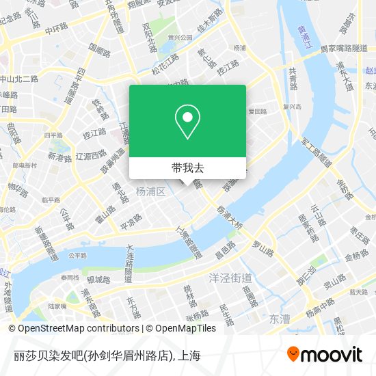 丽莎贝染发吧(孙剑华眉州路店)地图