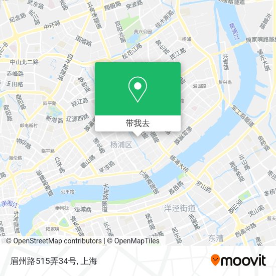 眉州路515弄34号地图