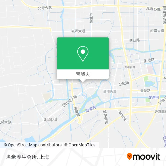 名豪养生会所地图