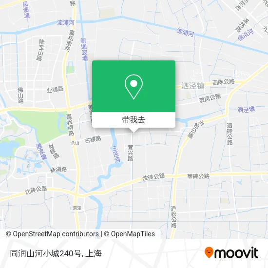 同润山河小城240号地图