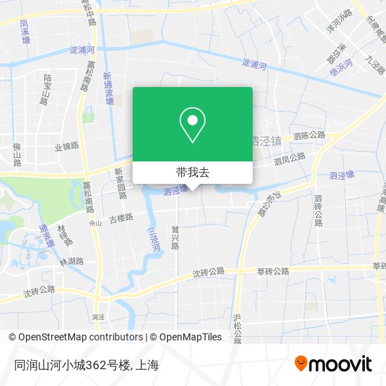同润山河小城362号楼地图