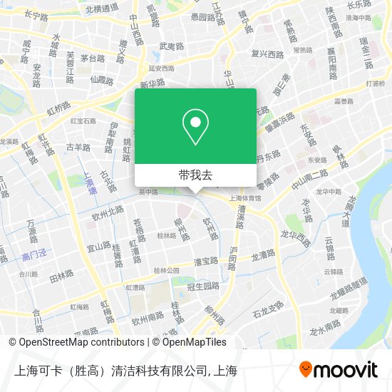 上海可卡（胜高）清洁科技有限公司地图