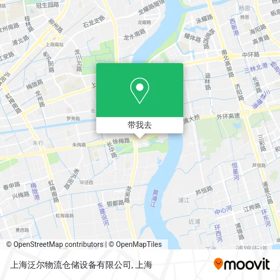 上海泛尔物流仓储设备有限公司地图