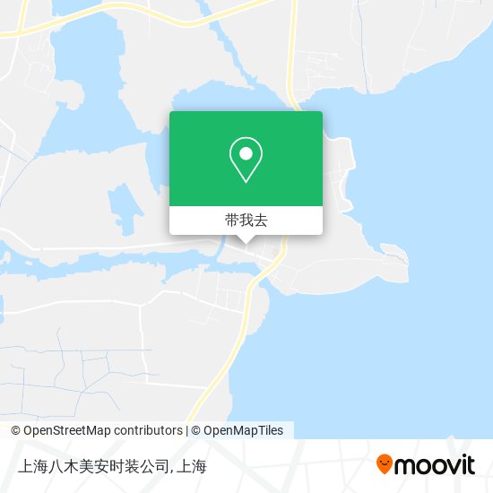 上海八木美安时装公司地图