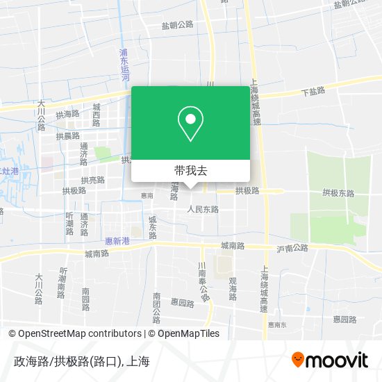 政海路/拱极路(路口)地图