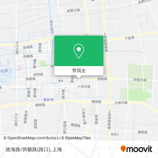 政海路/拱极路(路口)地图