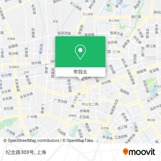 纪念路303号地图