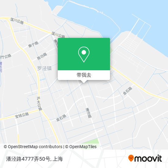 潘泾路4777弄50号地图