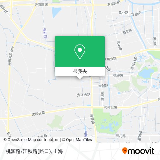 桃源路/江秋路(路口)地图