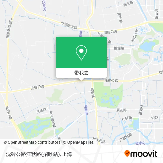 沈砖公路江秋路(招呼站)地图