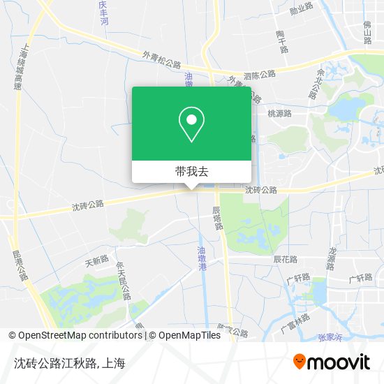 沈砖公路江秋路地图