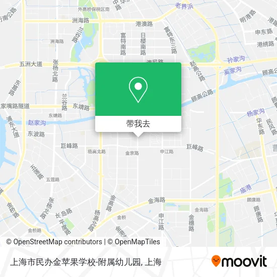 上海市民办金苹果学校-附属幼儿园地图