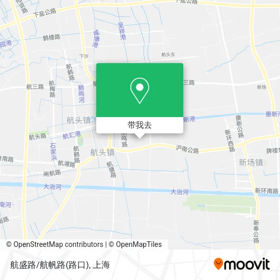 航盛路/航帆路(路口)地图