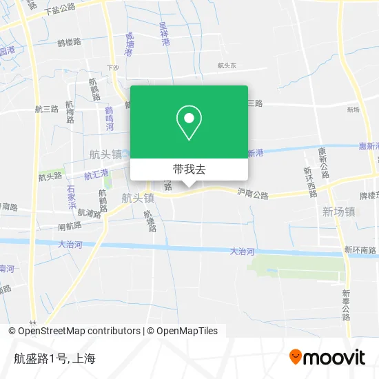 航盛路1号地图